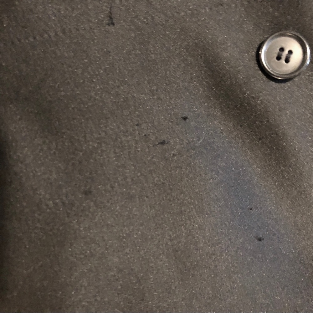 Express black satin trench coat size small used - Picture 7 of 8